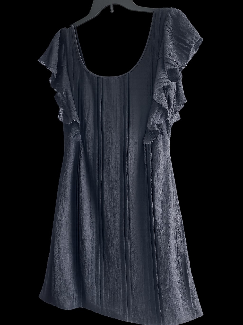 Gianni Bini Black Ruffle Backless Dress